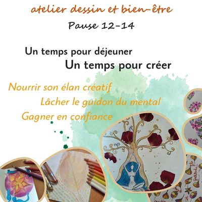 Atelier cr&eacute;atif du midi pour se faire du bien 