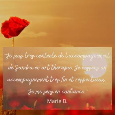 T&eacute;moignage de Marie apr&egrave;s un suivi en d'art-th&eacute;rapie
