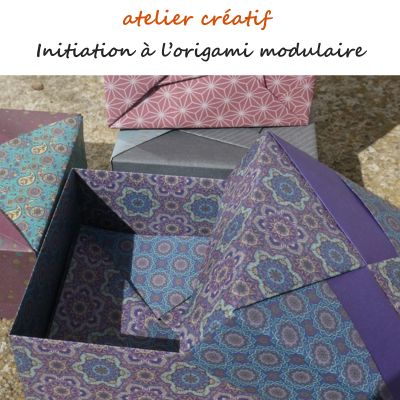 Compose et cr&eacute;er ta boite en origami modulaire