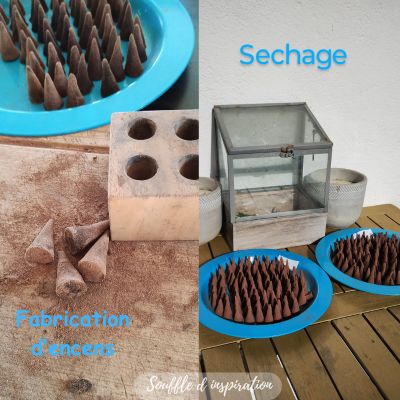 Fabrication d'encens c&ocirc;ne