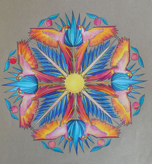 Mandala Perroquet