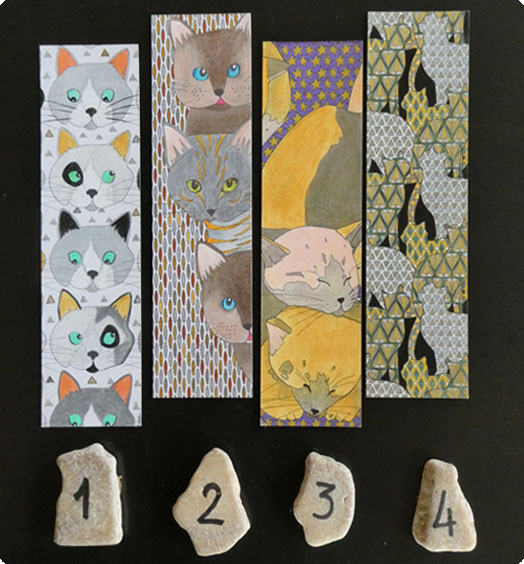 Marque page Chat alors