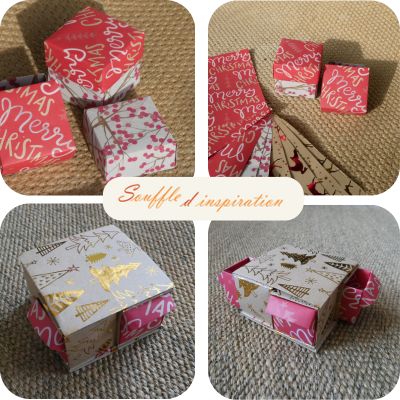 Boites en papier recycl&eacute;