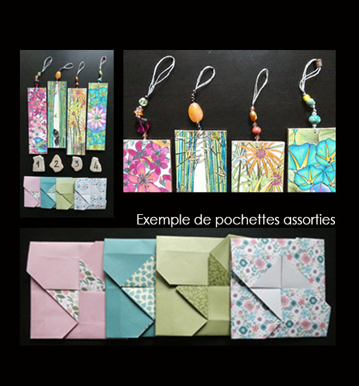 Exemples de Pochettes origami